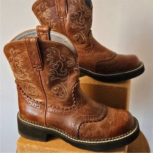 Ariat Fat Baby Saddle Western Boots